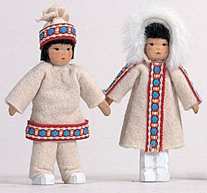 Куклы из дерева по семейной традиции Lotte Sievers-Hahn dolls, Лотты Сиверс-Хан