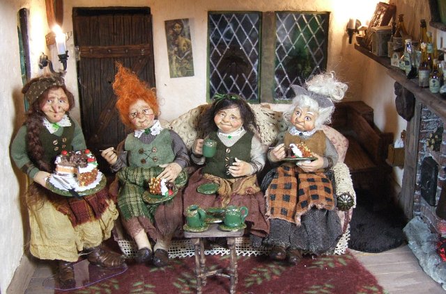 Микромир Силке Янас-Шлессер. Куклы Silke Janas-Schloesser dolls