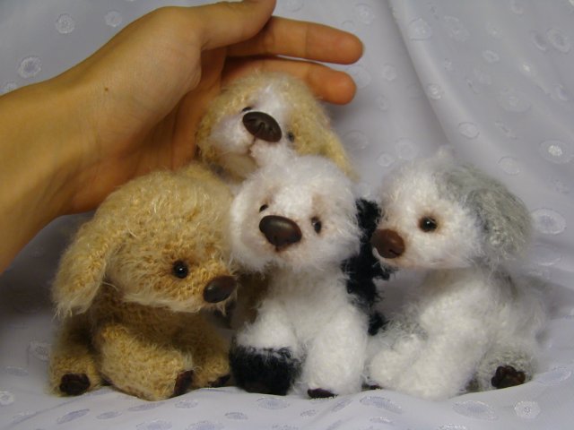 Кучка позитива, игрушки вязанные крючком