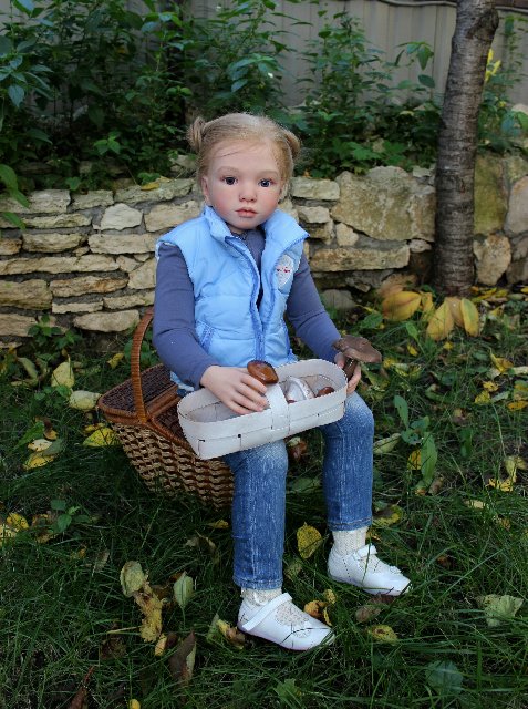 Весь день стоит как бы хрустальный, и лучезарны вечера... Куклы реборн Елены Ядриной