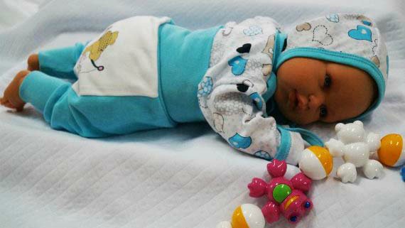 Малыш Лоло в голубом от Антонио Хуан Мунекас. Домашние фото