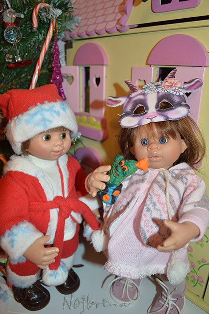 А к вам приходил Дед Мороз? Вихтели Rosemarie Anna Muller