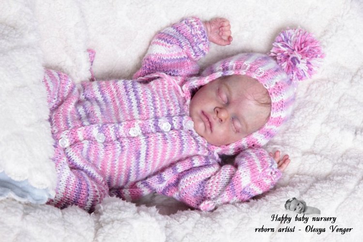 Моя принцесса Крошечка-Кокошечка. Кукла реборн Олеси Венгер