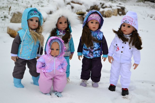 Зимние модницы | Бэйбики Зимние модницы — Одежда и обувь для кукол своими руками: фото