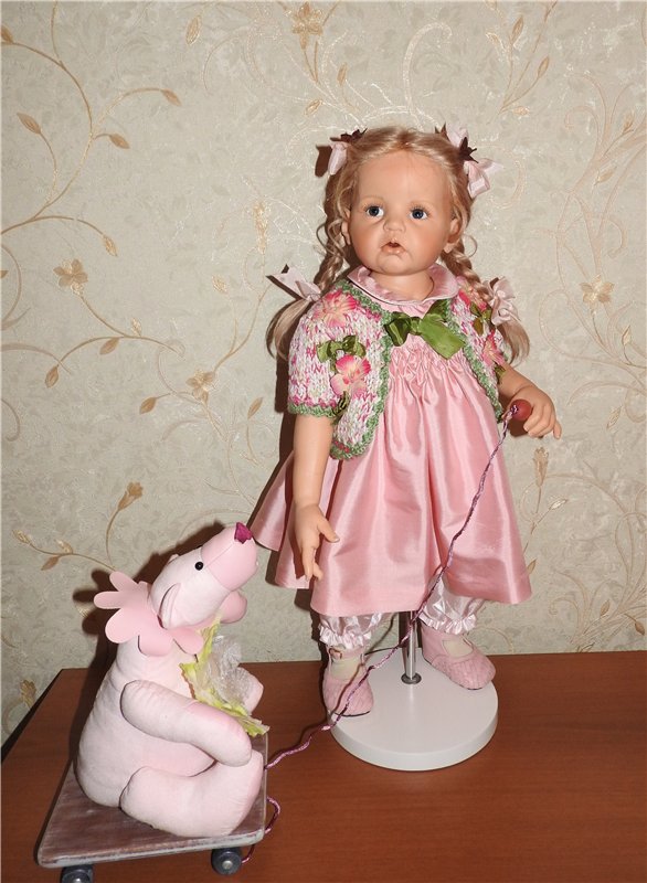 Трио в кардиганах. Куклы Hildegard Gunzel (фото 8)