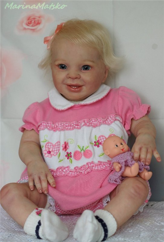 Весёлая хохотушка Маришка. Работа Марины Мацко