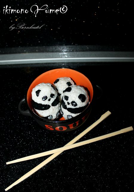 Рисовые пандочки — Авторские игрушки из разных материалов: синельная проволока (фото 4)