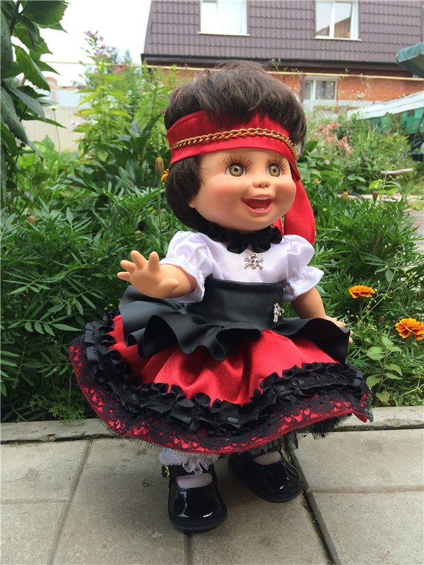 Хейди пиратка.Baby Face — Куклы Galoob Baby Face (Фейсинки): винтаж 90 (фото 9)