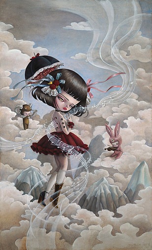 Мрачные и прекрасные куклы художницы Кукула (Kukula) в оригинальных арт иллюстрациях Натали Абрамович. Много фото