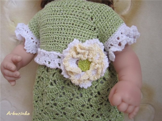 Платье для Полиночки — Одежда и обувь для кукол своими руками: фото (фото 4)