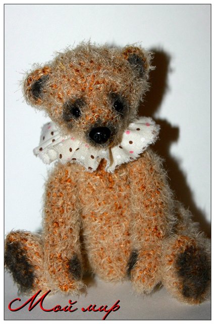 Мишка Альберт - игрушка вязанная крючком (фото 7)
