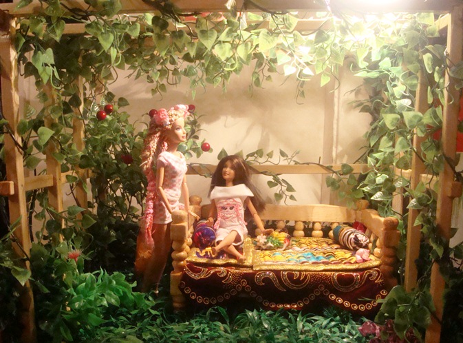 Мастер-класс: Беседка в восточном стиле для Лизы и Веры