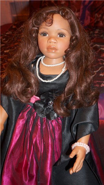 MARI - юная Леди из высшего общества, фарфоровая кукла от Pamela Erff