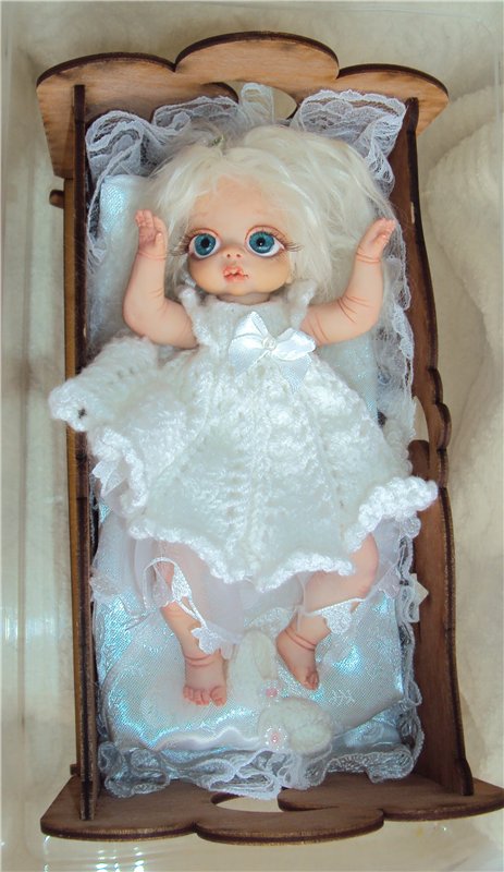 Малютка Амели ООАК — Авторские куклы ручной работы: текстильные (фото 4)