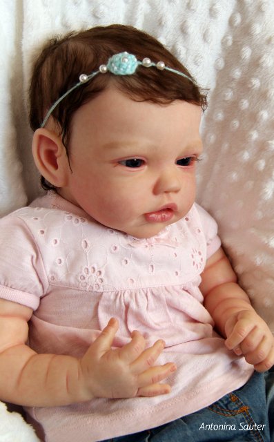 Мой весенний цветочек Кайли. Кукла реборн Саутер Антонины (фото 5)