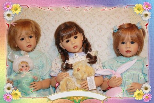 Гляжусь в тебя как в зеркало... Три сестрички от Sissel Bjorstadt Skille