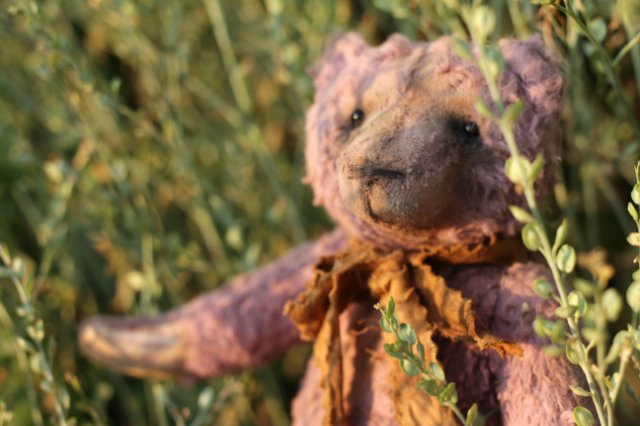 Деревенские медведи. Игрушки ручной работы