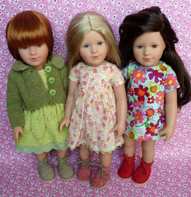 Игровые куклы К.Крузе Helena, Laura, Kiki, Julie и Мари Крузе