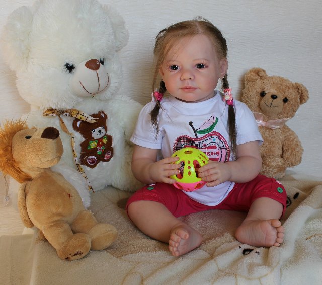 Моя милая Мариночка! Малышка реборн из молда Camille