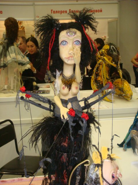 Ещё картинки с выставки... XI Международный Салон кукол на Тишинке в Москве 2015. Фото