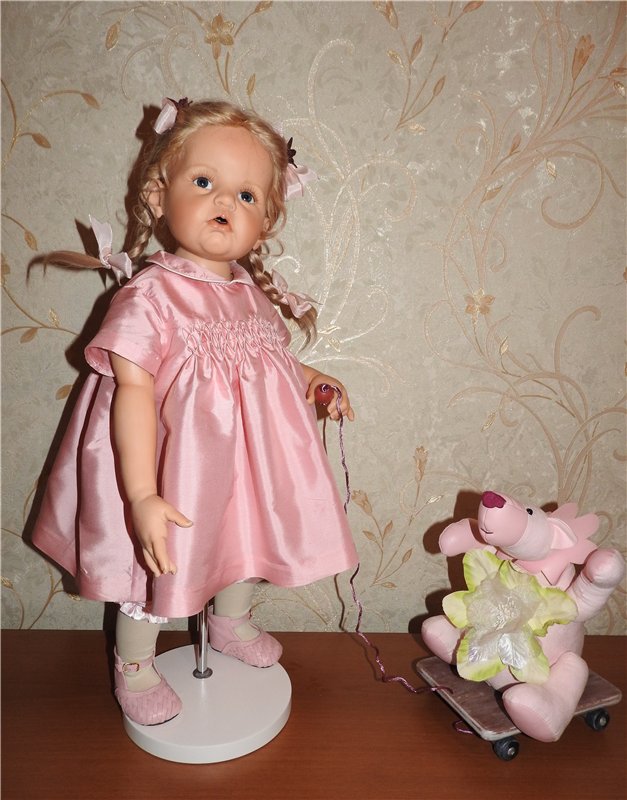 Трио в кардиганах. Куклы Hildegard Gunzel (фото 2)