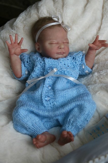 Спящая малышка Рози 2. Куколка реборн Виктории Вишни