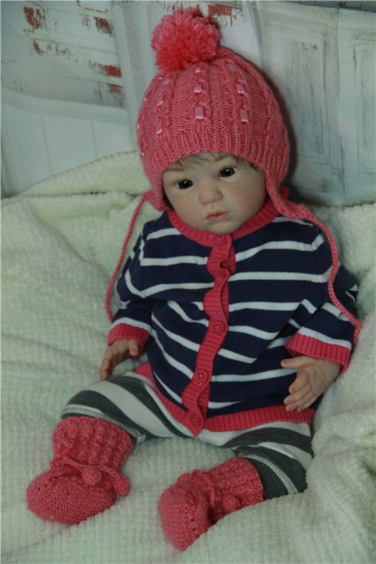 Малышка Карина. Куколка из молда Maike от Gudrun Legler