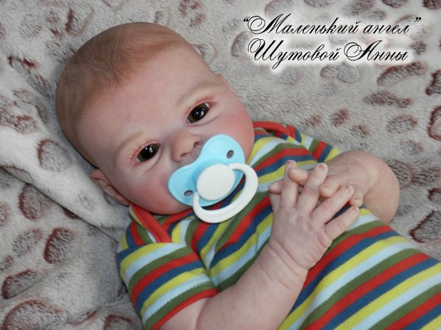 Маленький мужичок-хомячок Мишенька. Кукла-реборн Шутовой Анны