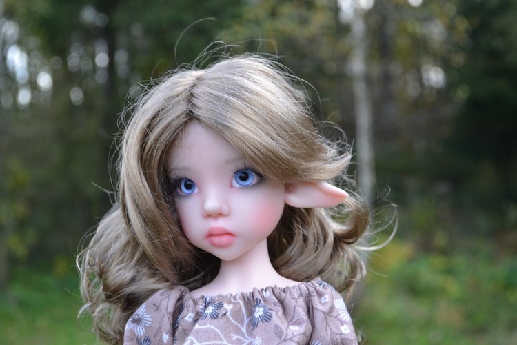 В золоте осенних листьев — Куклы Kaye Wiggs (Кайе Виггс): авторские BJD (БЖД) (фото 5)