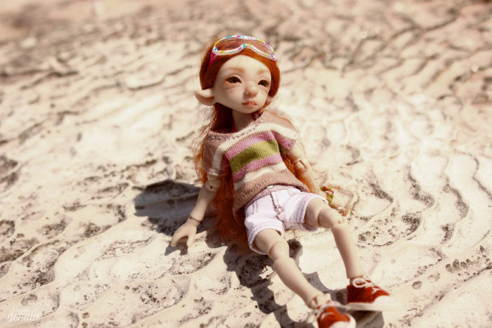 Как Фиби в отпуск съездила. Авторская бжд-мышка Лидии Снуль