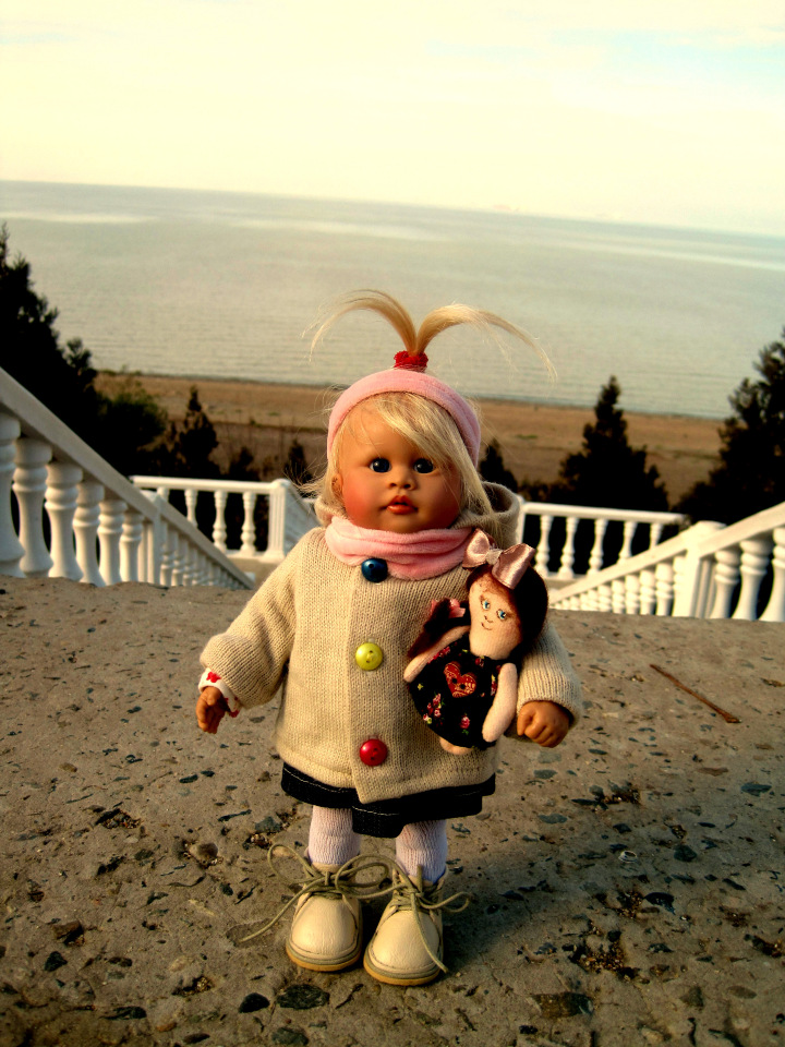 Путешествие к морю. Коллекционная кукла Фрося. Flori, Rolanda Heimer, Schildkrot