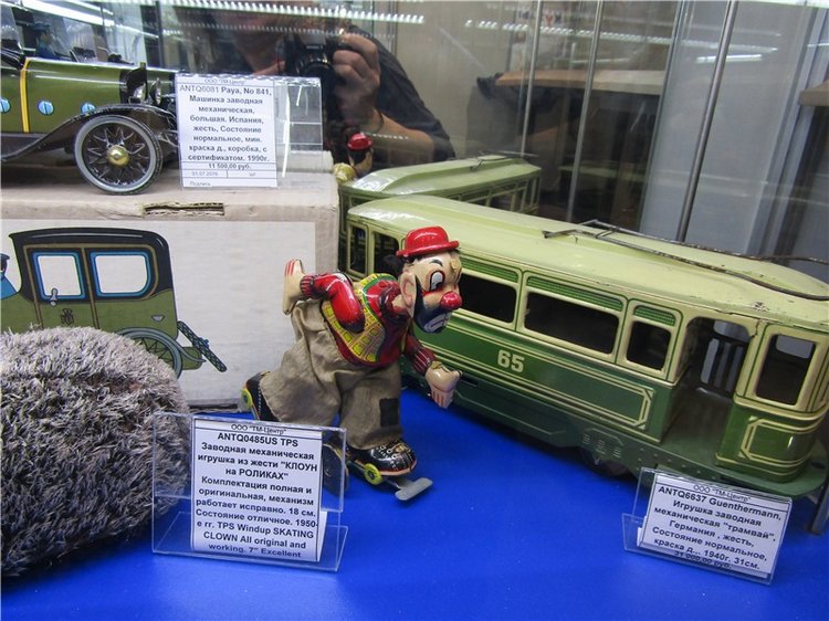 Музей Истории Игрушки. Выставка в "Гостином дворе" 16-18 декабря 2016. Винтаж и антиквариат. Фотообзор