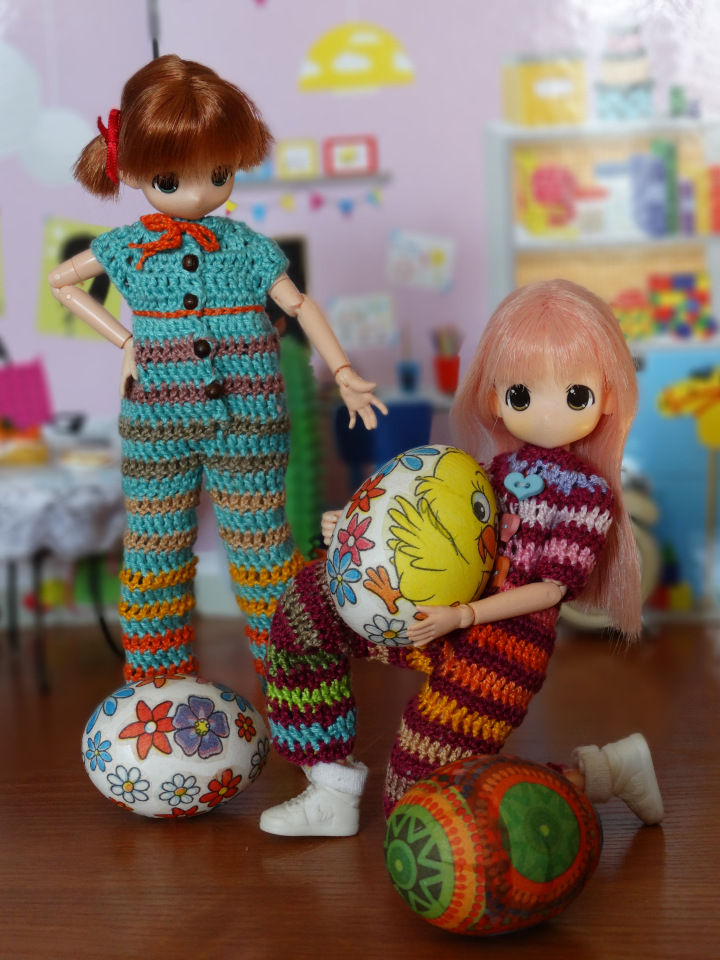 Запоздалые пасхальные подарочки и девочки Mamachapp