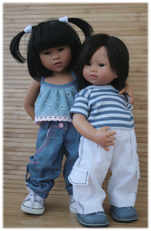 Новая девочка 35 см.Небольшое сравнение тел Вихтелят 35-32-30-26 см (фото 9)