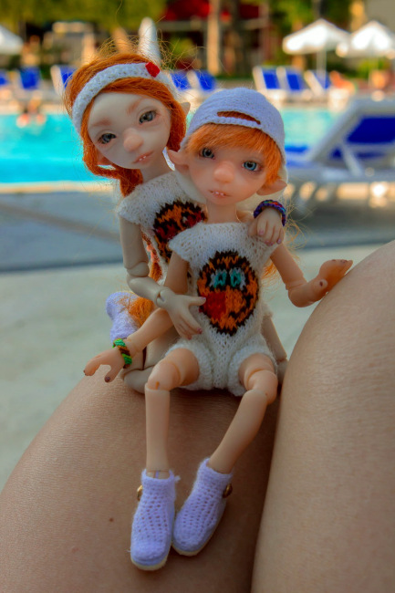 Мышулики в отпуске. Авторские куклы Лидии Снуль. BJTales