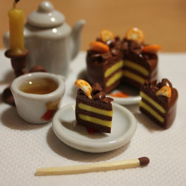 Кукольные сладости из пластики. Миниатюра (фото 5)