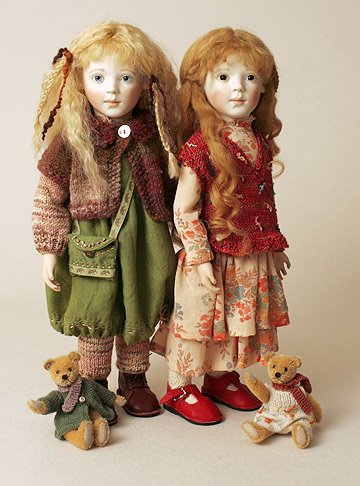 Куклы и аксессуары от супружеской пары Линн и Майкл Роше (Lynne and Michael Roche)