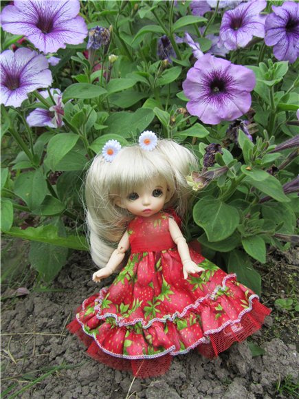 Дюймовочка. Мэгги в саду | Бэйбики Дюймовочка. Мэгги в саду — Куклы Fairyland (ФэйриЛэнд): BJD (БЖД) (фото 2)