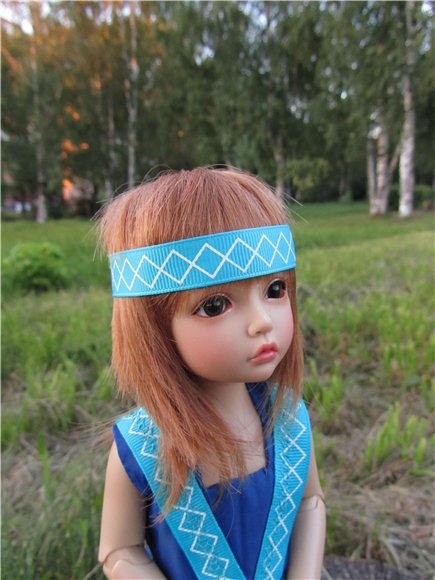 Аленка. Девочка в голубом