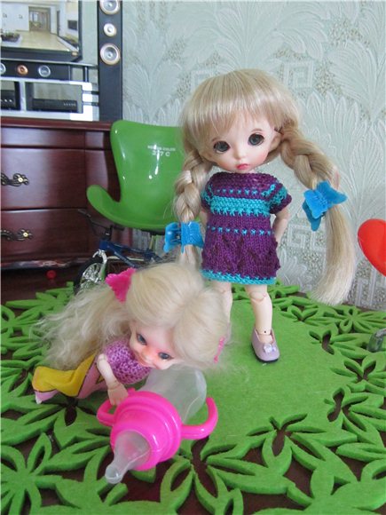 Нарядик для Мэгги, или вечерние забавы куклят