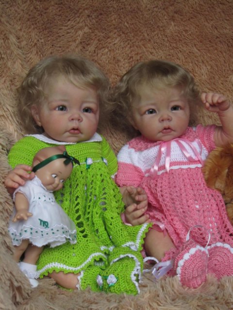 Кариша и Мариша. Куклы реборн из Каморки папы Карло