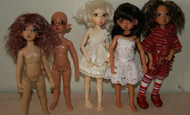 Мои малышки тиники - загорелые и беляночки от Kaye Wiggs и Sofi Lou