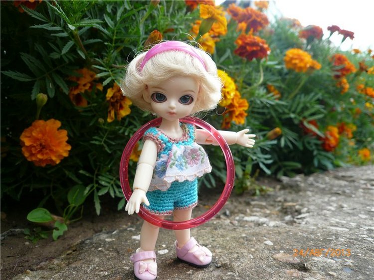 Летние забавы. БЖД куколка - Сосенка Пин (фото 3)