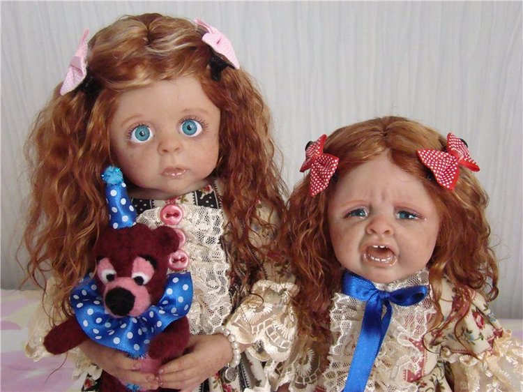 Сестренки-путешественницы. Авторские куклы Кондрашовой Ирины