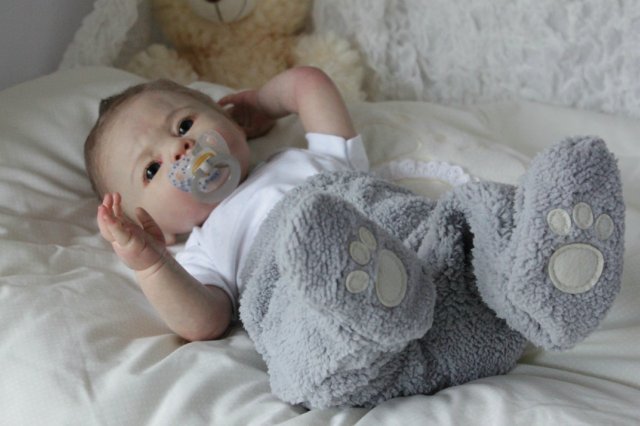 Мальчик - Медвежонок... Куколка реборн Виктории Вишни