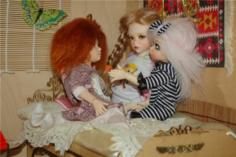 Пижамная вечеринка — Фотоистории с куклами BJD (БЖД): сериалы (фото 10)