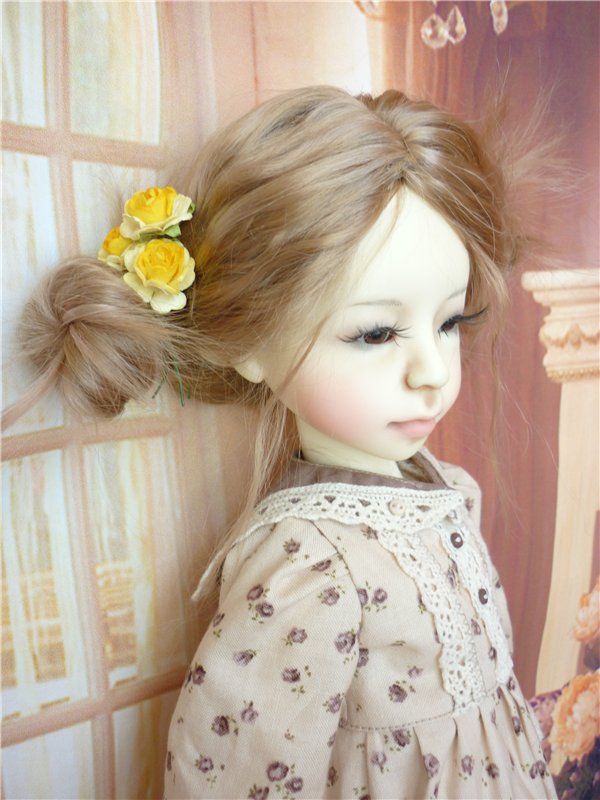 Парички для кукол BJD по авторской технологии Лидии Снуль