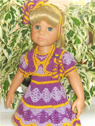 Ох уж эти бантики... Наряды на фэйсинок, паолок, куколок Готц (50 см)