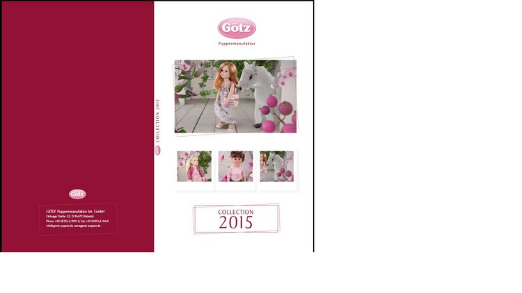 2015 Gotz Catalogue — Куклы Gotz (Готц): Ханна