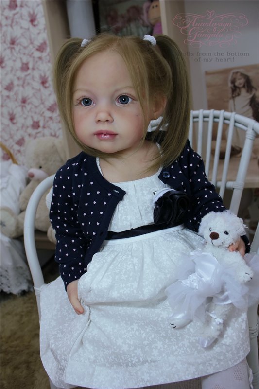 Ласковая Лиза. Кукла реборн Анастасии Гангало (фото 7)